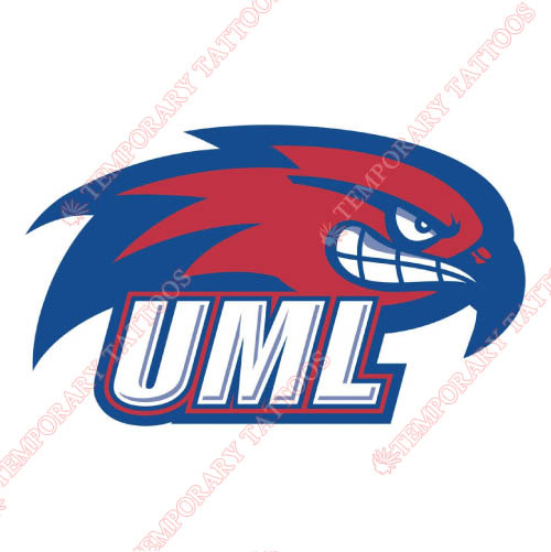 UMass Lowell River Hawks Customize Temporary Tattoos Stickers NO.6685